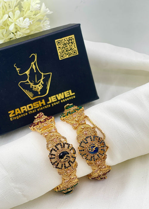 Shop the Anilaa Openable Bangle Set from Zarosh Jewel