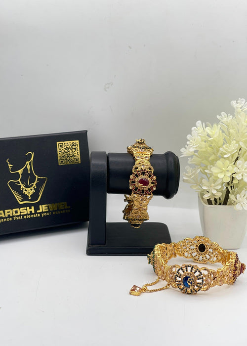 Shop the Anilaa Openable Bangle Set from Zarosh Jewel