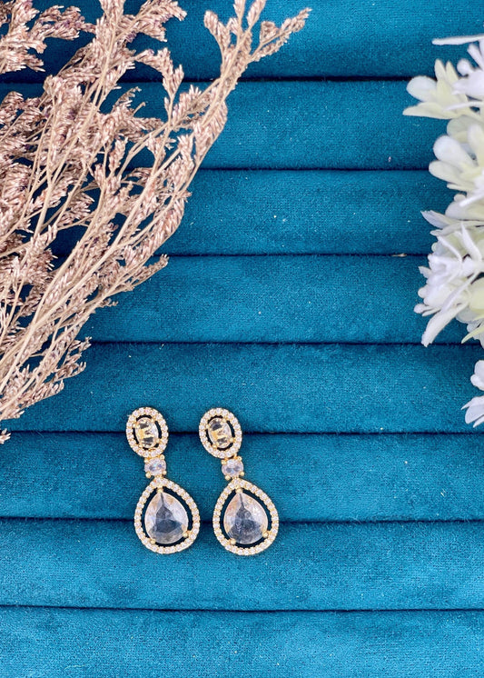 Shop the Anjum Teardrop Earrings from Zarosh Jewel