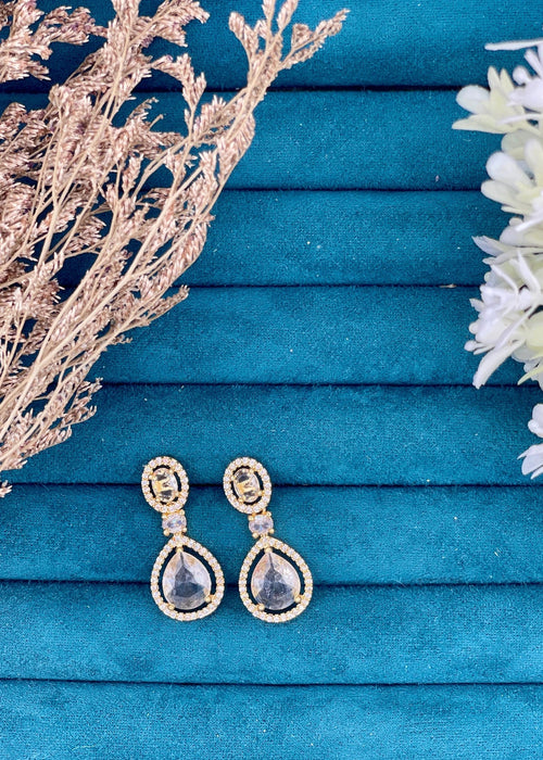 Shop the Anjum Teardrop Earrings from Zarosh Jewel