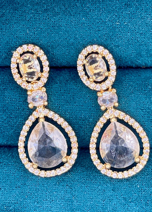 Shop the Anjum Teardrop Earrings from Zarosh Jewel