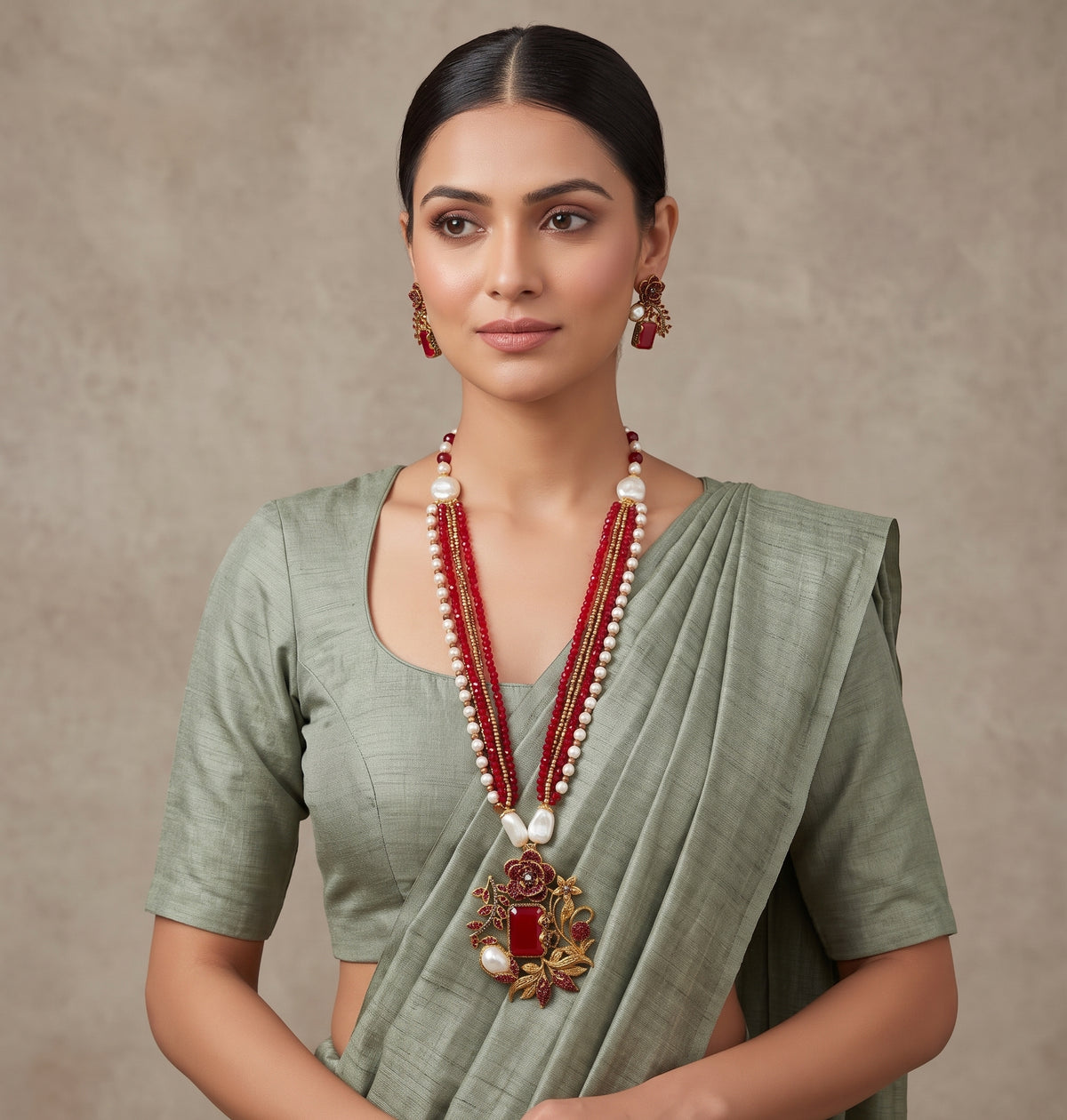 Anum Mala Set by Zarosh Jewel