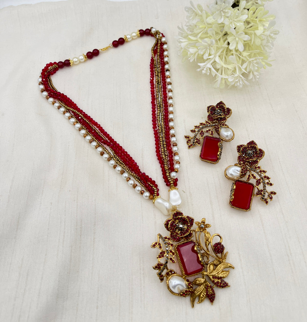 Shop the Anum Mala Set from Zarosh Jewel