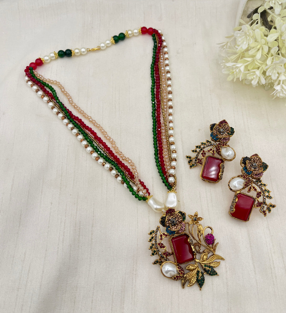 Shop the Anum Mala Set from Zarosh Jewel