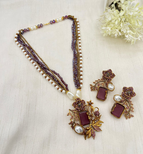 Shop the Anum Mala Set from Zarosh Jewel