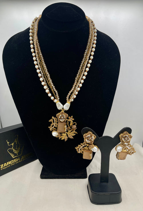 Shop the Anum Mala Set from Zarosh Jewel