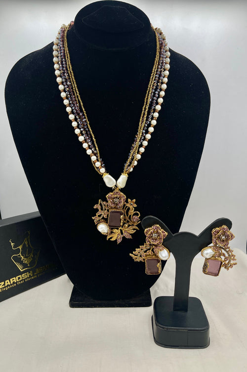 Shop the Anum Mala Set from Zarosh Jewel