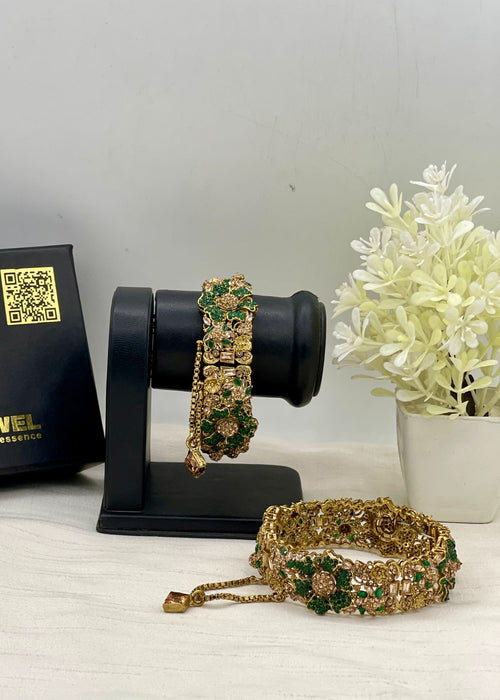 Shop the Anumta Royal Floral Bangles from Zarosh Jewel