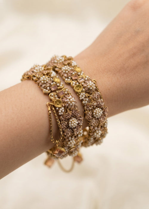 Shop the Anumta Royal Floral Bangles from Zarosh Jewel