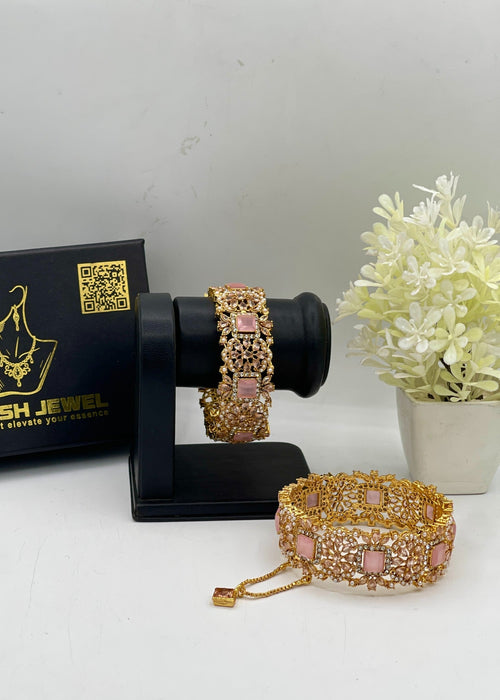 Shop the Aqsa Openable Bangle Set from Zarosh Jewel