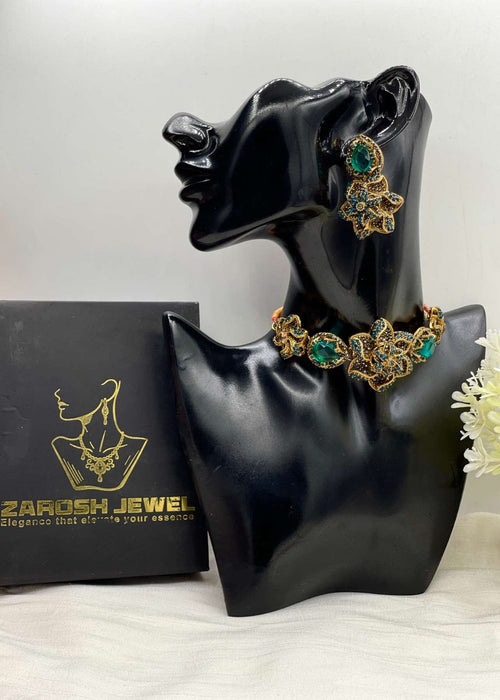 Shop the Areeba Choker Set from Zarosh Jewel