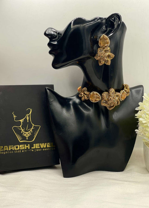 Shop the Areeba Choker Set from Zarosh Jewel