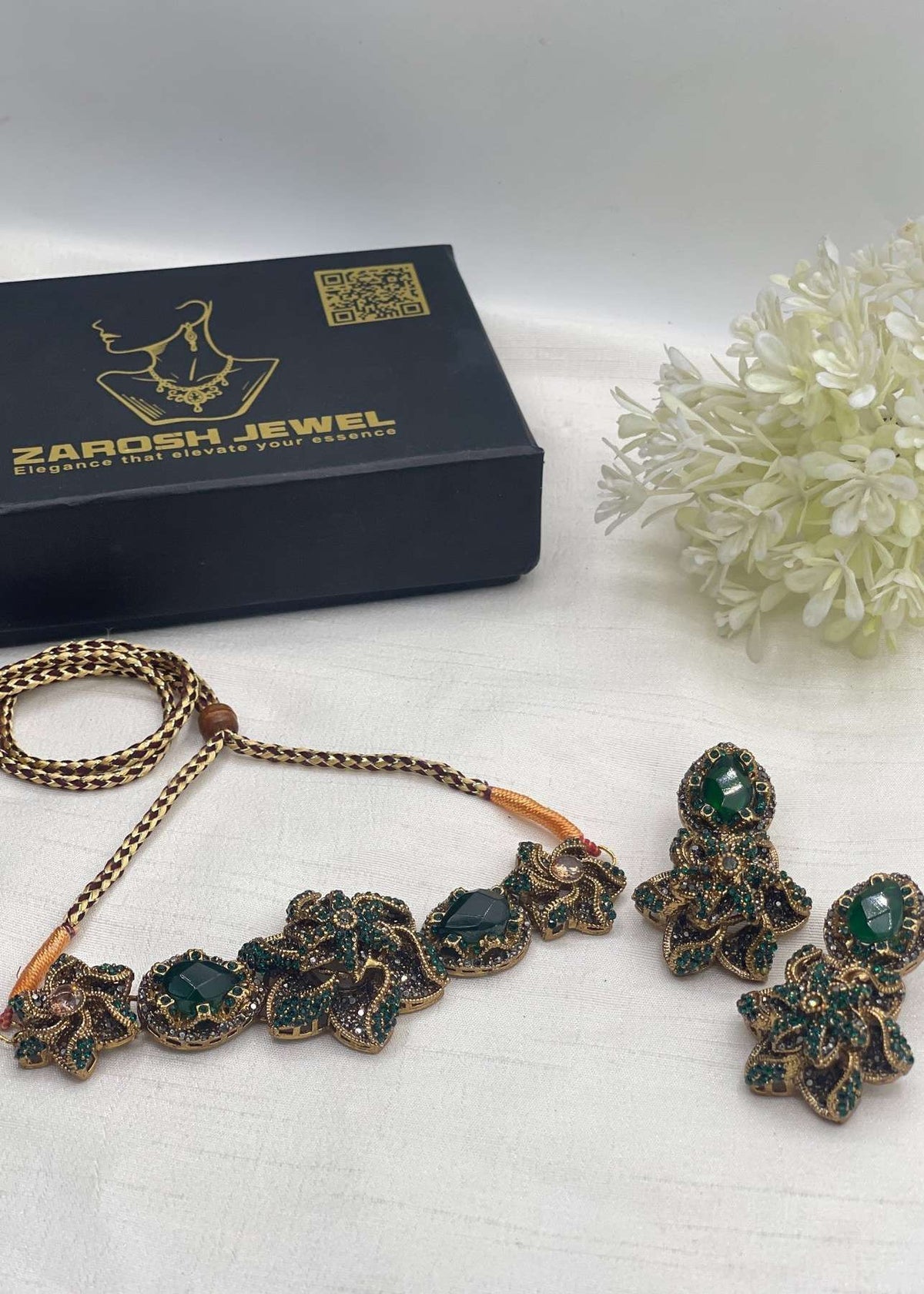 Shop the Areeba Choker Set from Zarosh Jewel