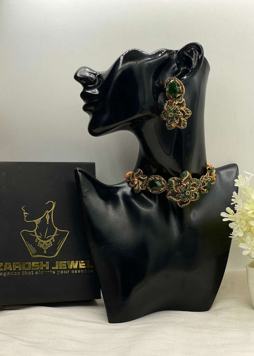 Shop the Areeba Choker Set from Zarosh Jewel