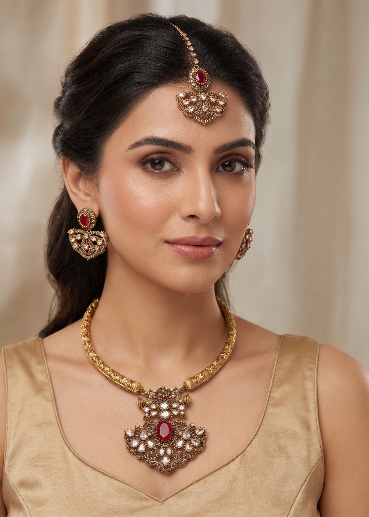 Shop the Areefah Heritage Necklace from Zarosh Jewel