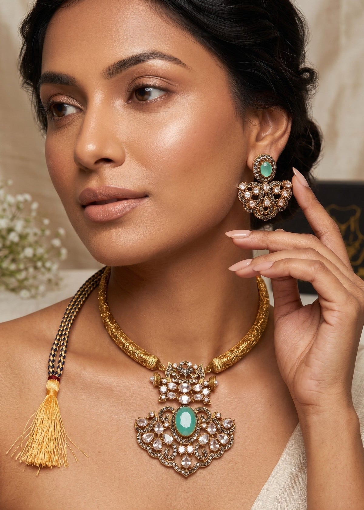 Shop the Areefah Heritage Necklace from Zarosh Jewel
