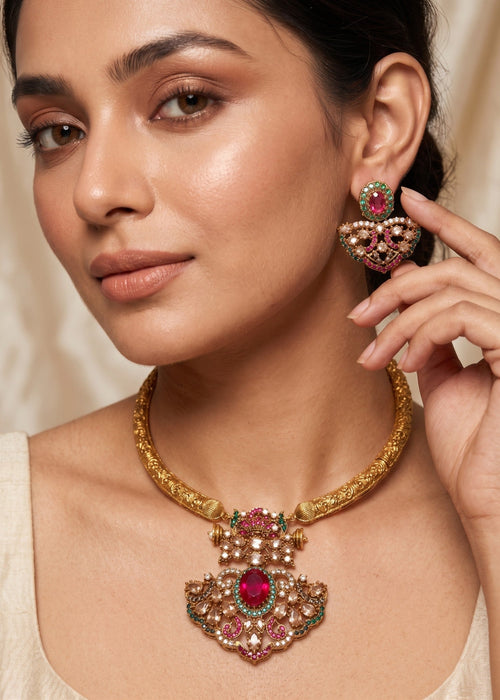Shop the Areefah Heritage Necklace from Zarosh Jewel