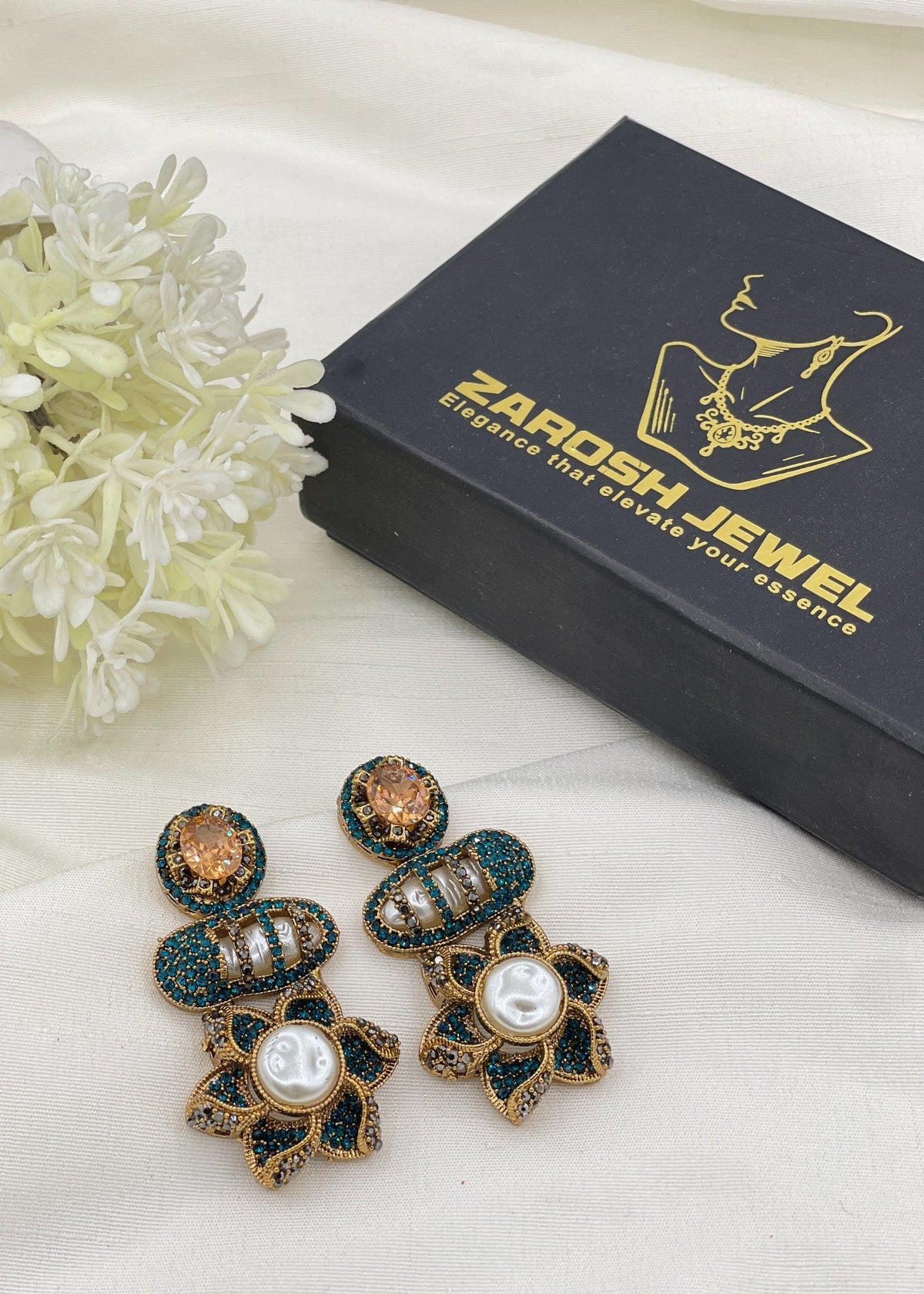 Shop the Areej Earrings from Zarosh Jewel