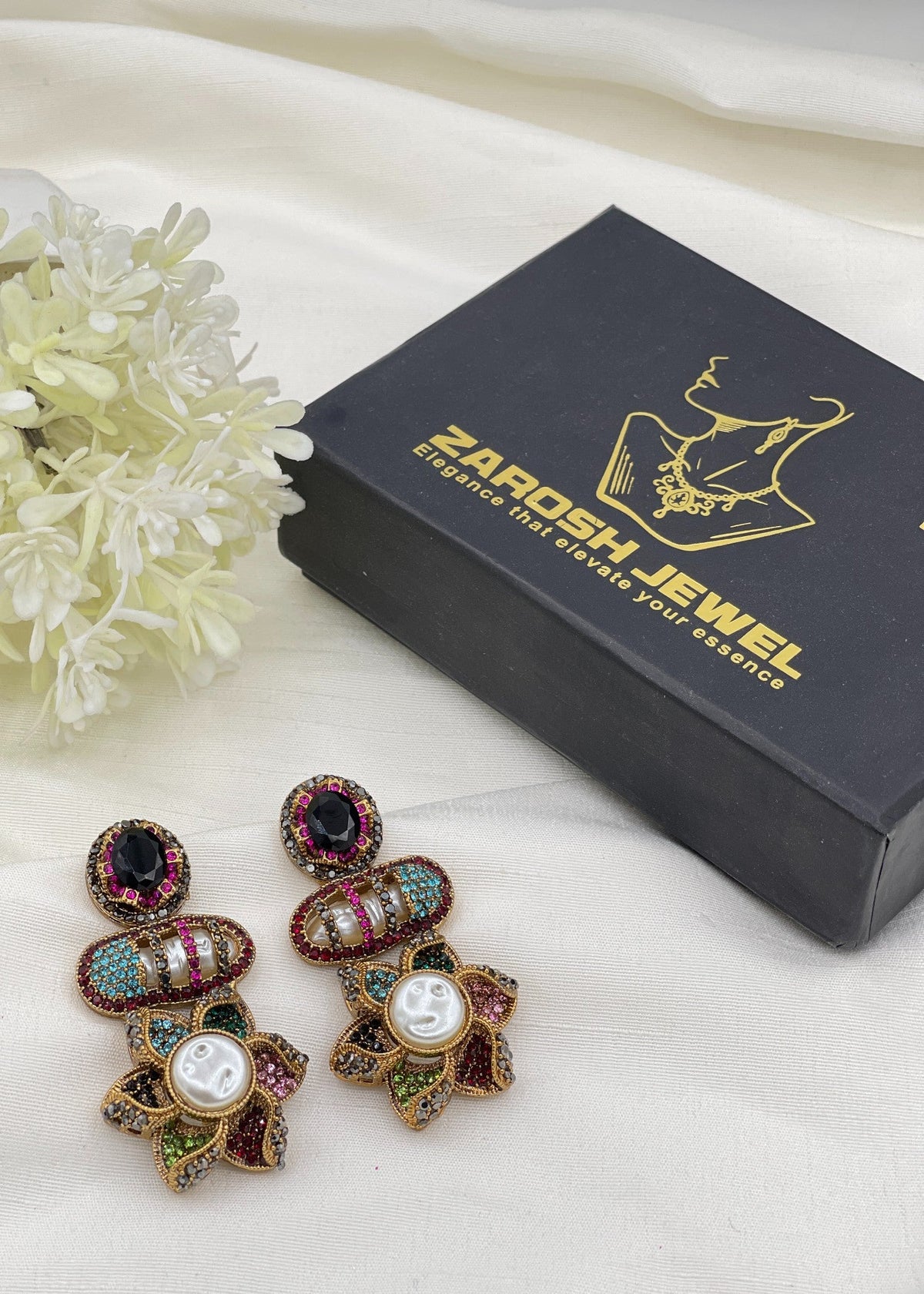 Shop the Areej Earrings from Zarosh Jewel