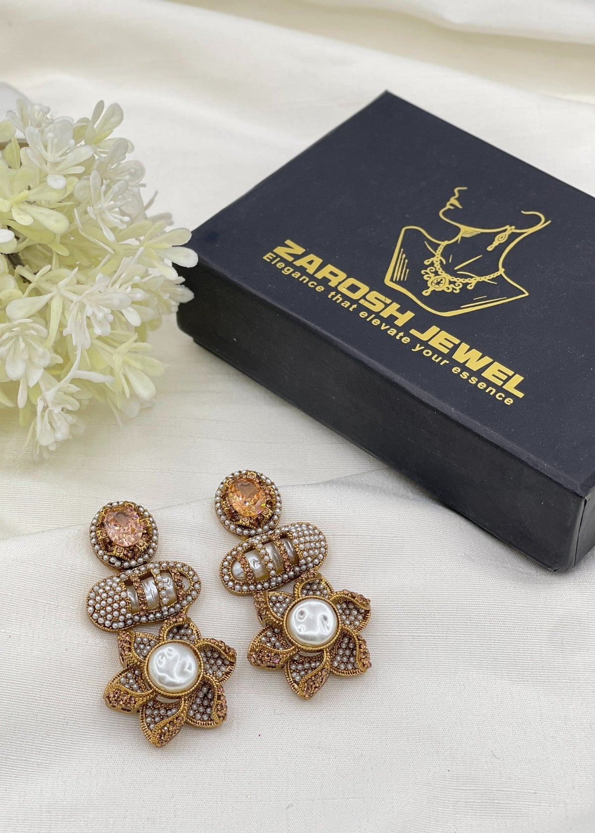 Shop the Areej Earrings from Zarosh Jewel