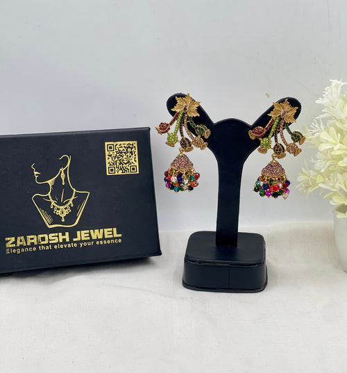 Shop the Areesha Jhumka Earrings from Zarosh Jewel