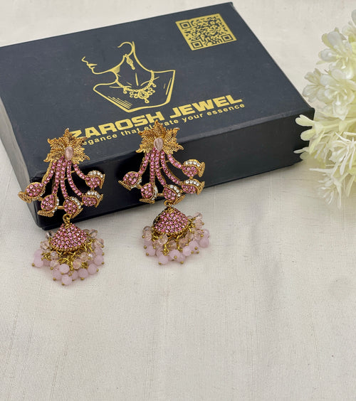 Shop the Areesha Jhumka Earrings from Zarosh Jewel