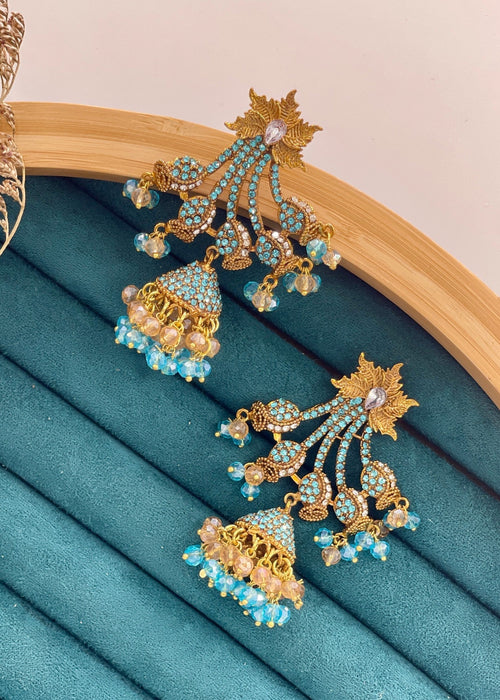 Shop the Areesha Jhumka Earrings from Zarosh Jewel