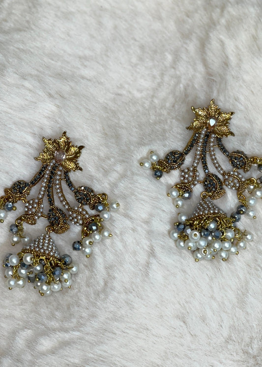 Shop the Areesha Jhumka Earrings from Zarosh Jewel