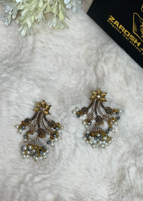 Shop the Areesha Jhumka Earrings from Zarosh Jewel