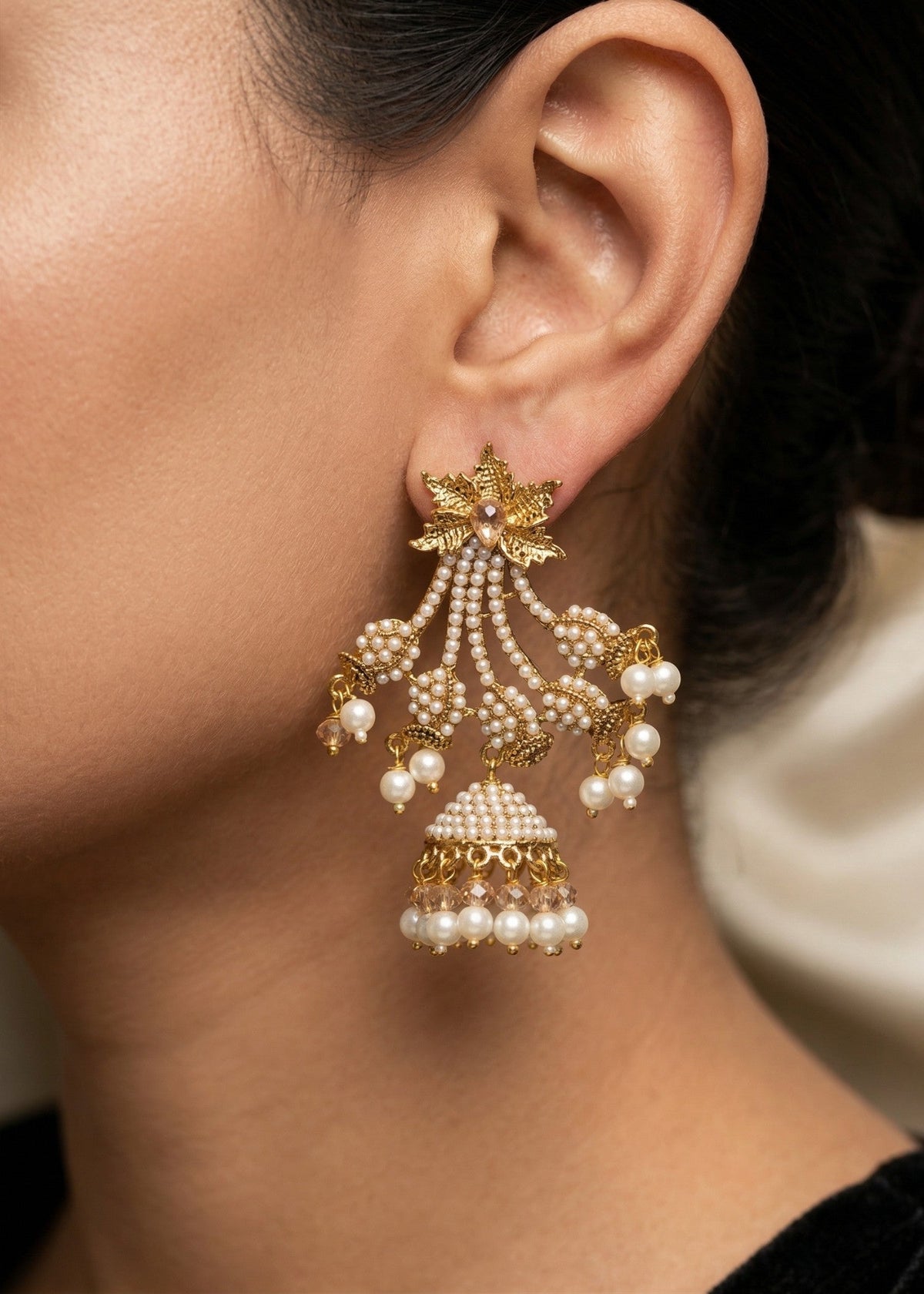 Shop the Areesha Jhumka Earrings from Zarosh Jewel