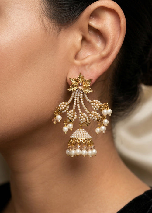 Shop the Areesha Jhumka Earrings from Zarosh Jewel