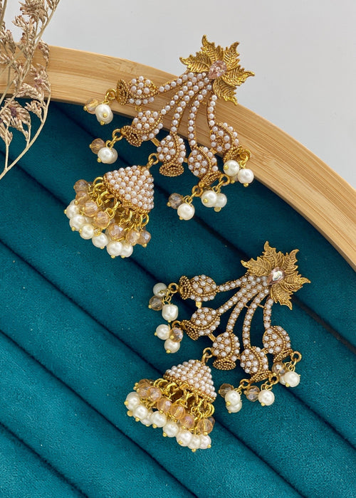 Shop the Areesha Jhumka Earrings from Zarosh Jewel