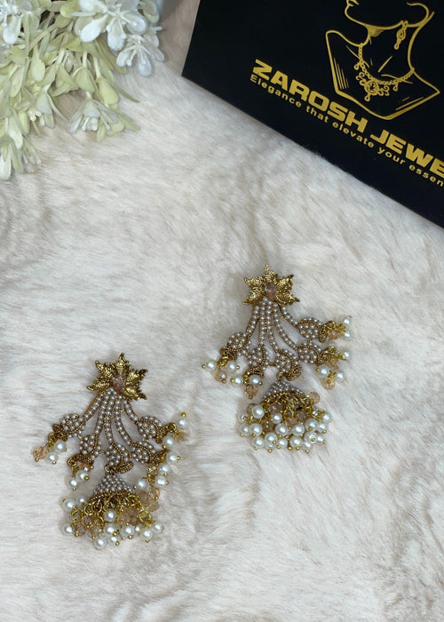 Shop the Areesha Jhumka Earrings from Zarosh Jewel