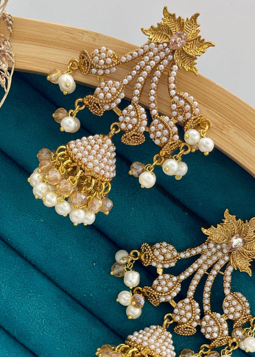 Shop the Areesha Jhumka Earrings from Zarosh Jewel