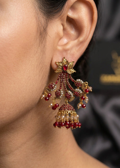 Shop the Areesha Jhumka Earrings from Zarosh Jewel