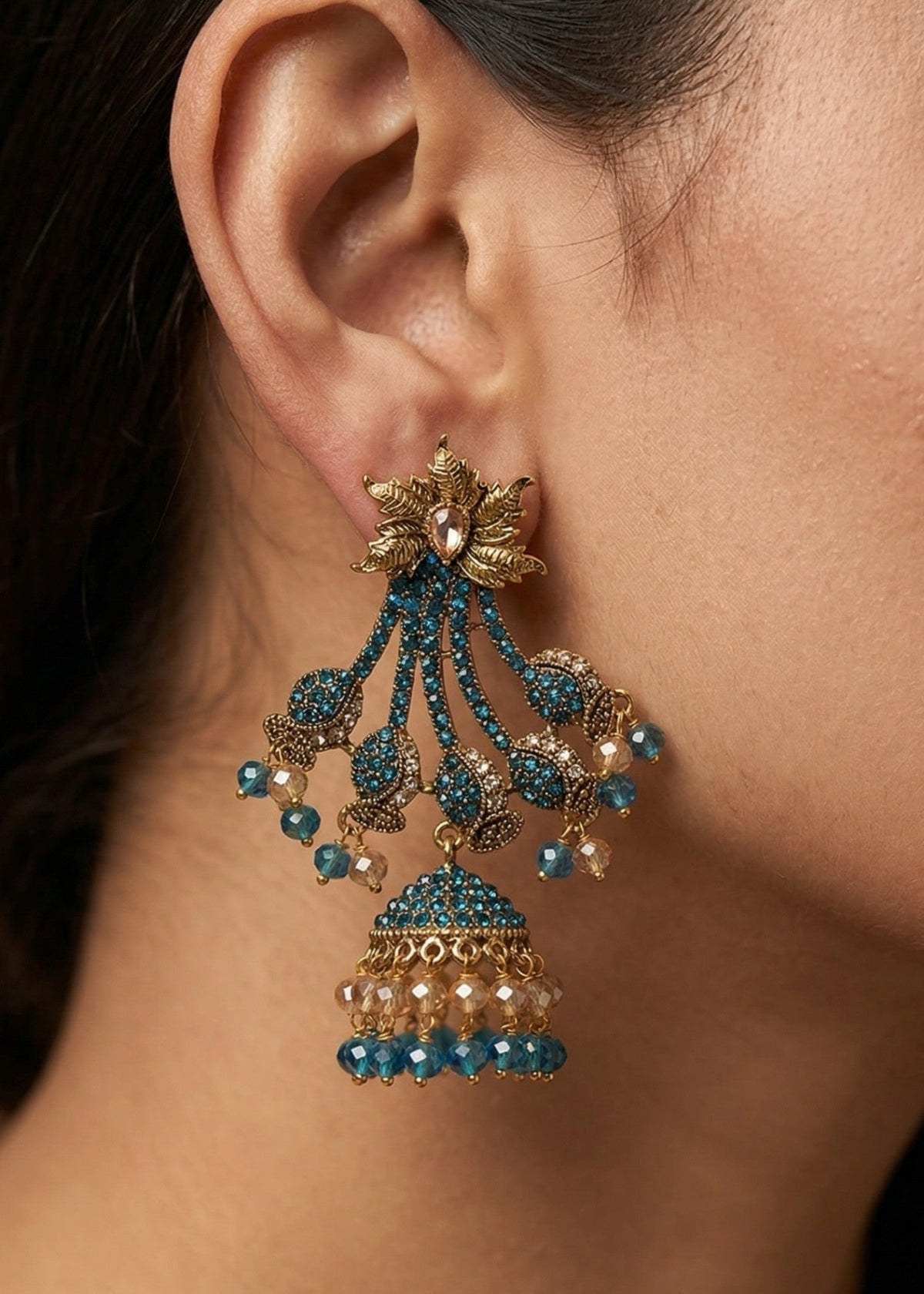 Shop the Areesha Jhumka Earrings from Zarosh Jewel