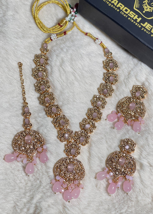 Shop the Arez Ethereal Necklace Set from Zarosh Jewel