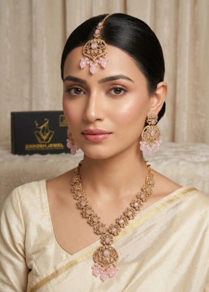 Shop the Arez Ethereal Necklace Set from Zarosh Jewel