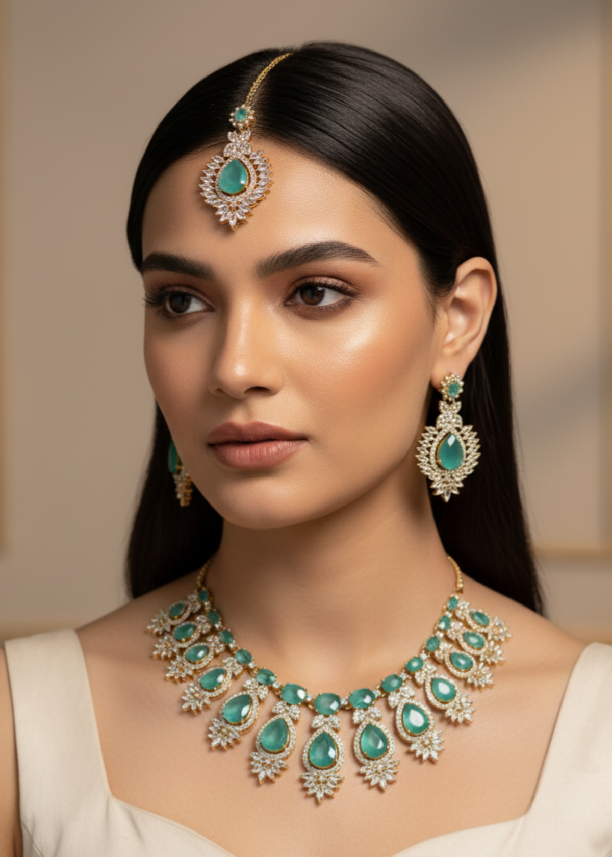 Shop the Aria Necklace Set from Zarosh Jewel