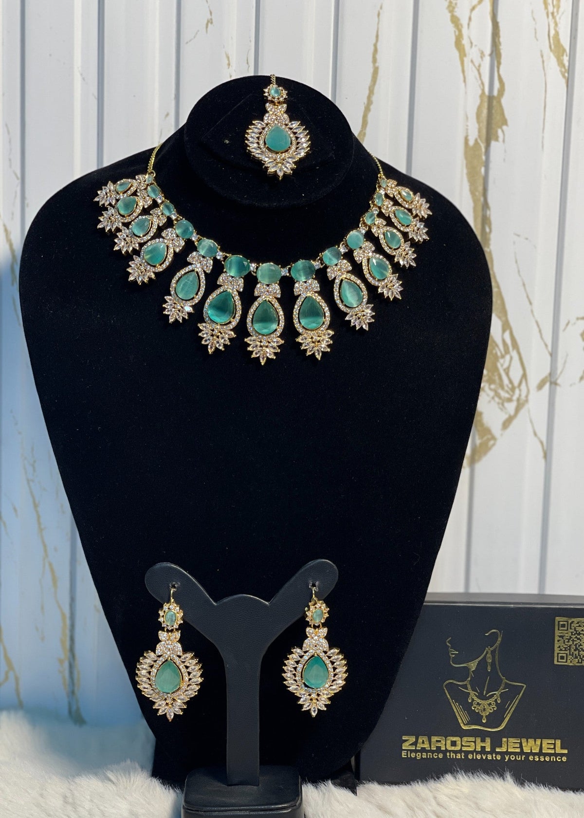 Shop the Aria Necklace Set from Zarosh Jewel