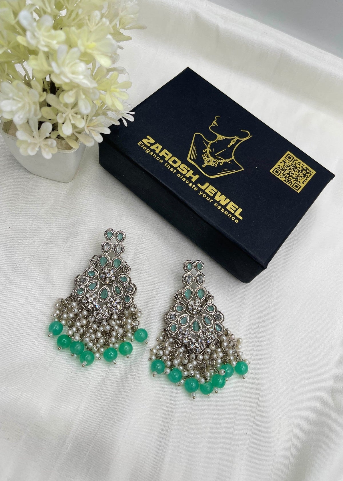 Shop the Aroub Earrings from Zarosh Jewel