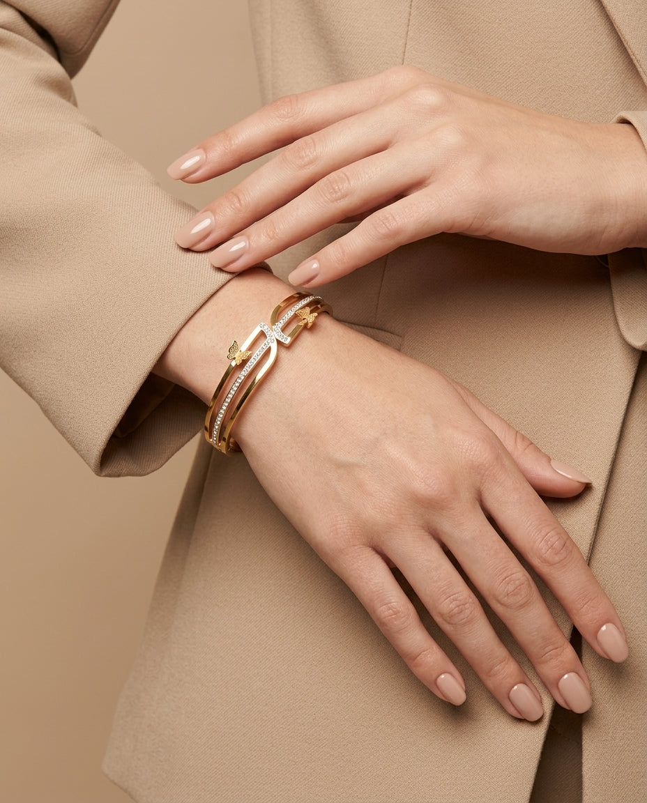 Arwaa Openable Bracelet by Zarosh Jewel