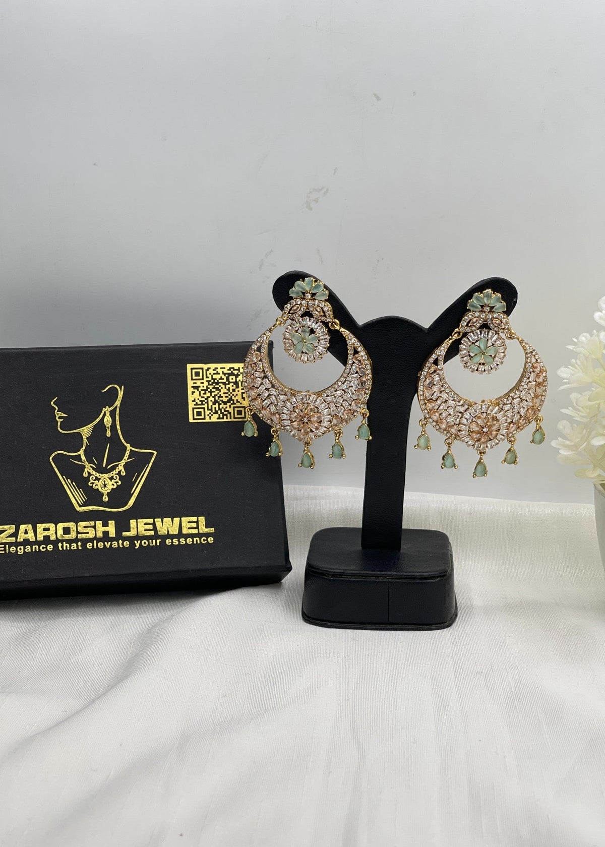 Shop the Arzoo Shahi Chandbali from Zarosh Jewel