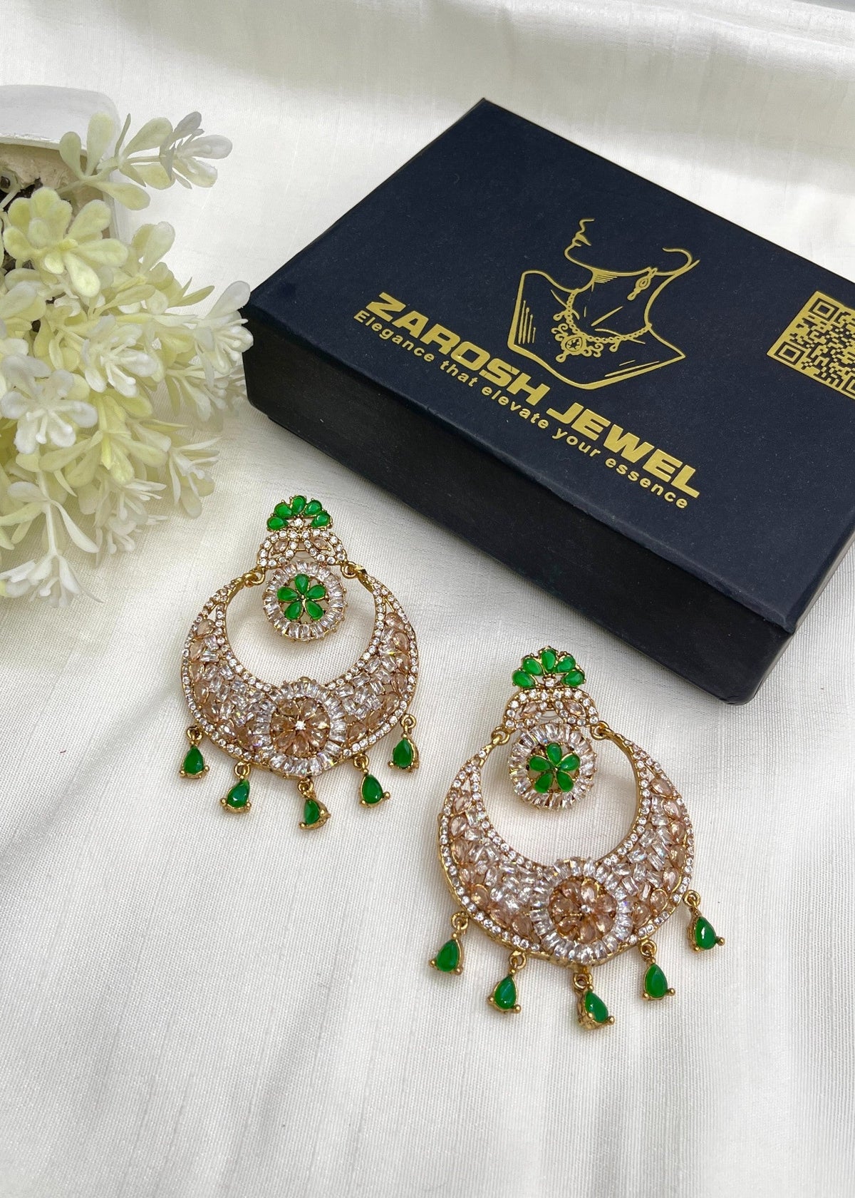 Shop the Arzoo Shahi Chandbali from Zarosh Jewel