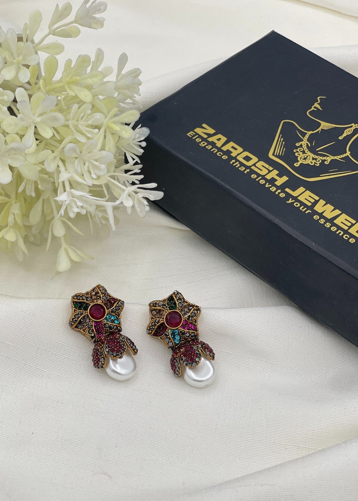 Shop the Aseelah Earrings from Zarosh Jewel