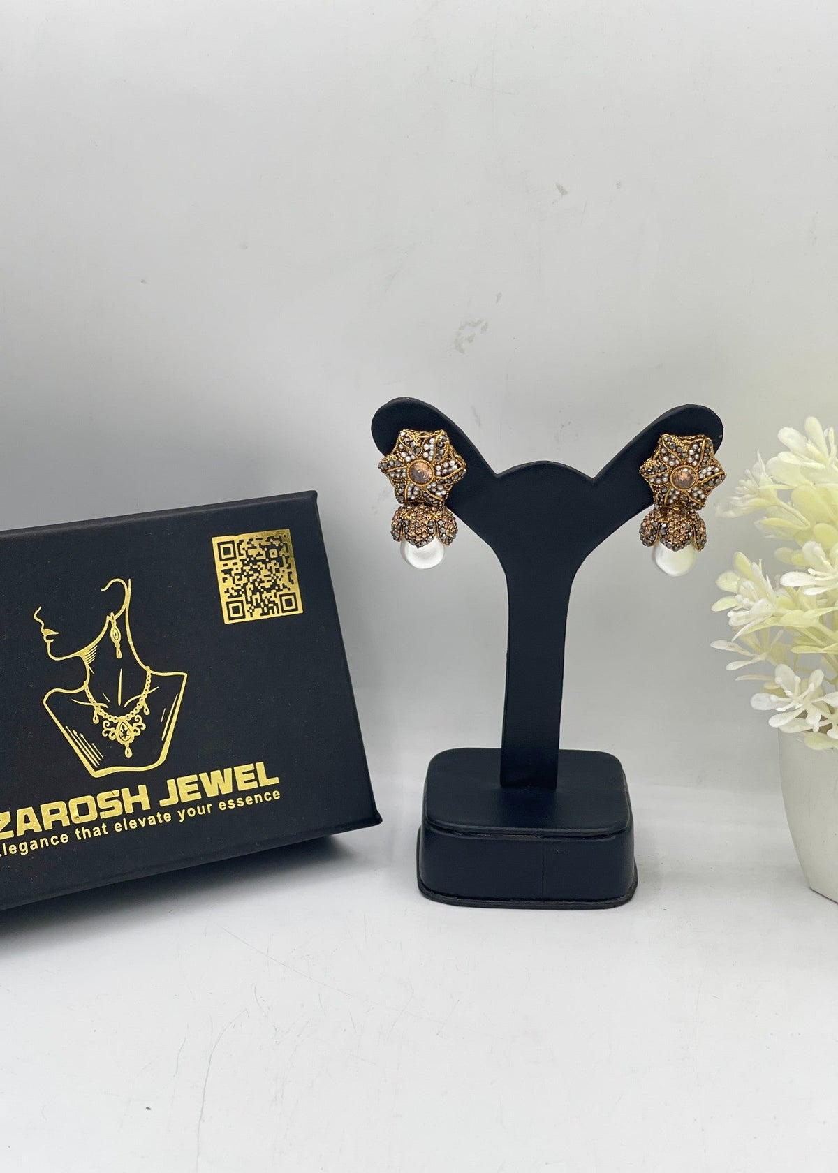 Shop the Aseelah Earrings from Zarosh Jewel