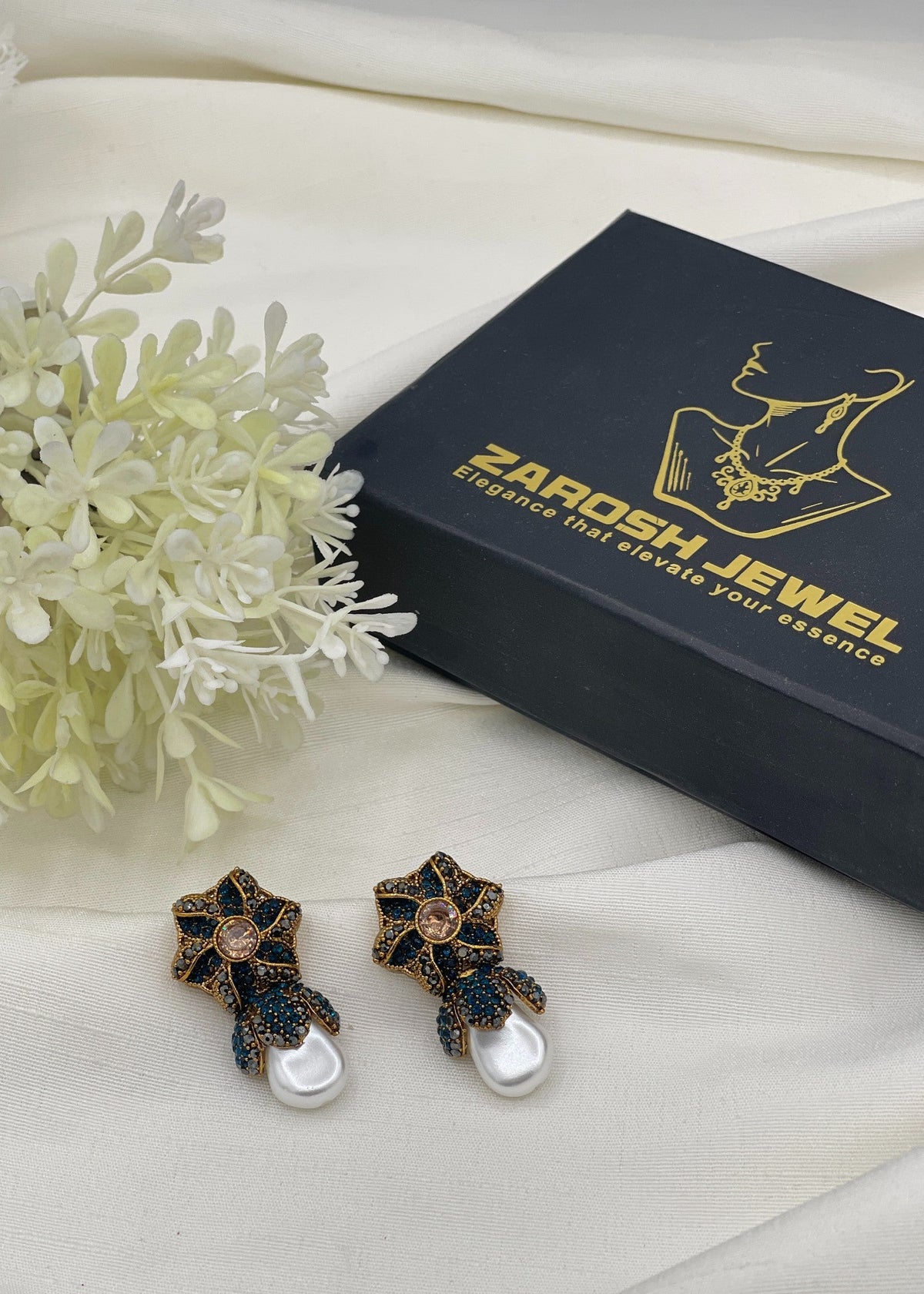 Shop the Aseelah Earrings from Zarosh Jewel