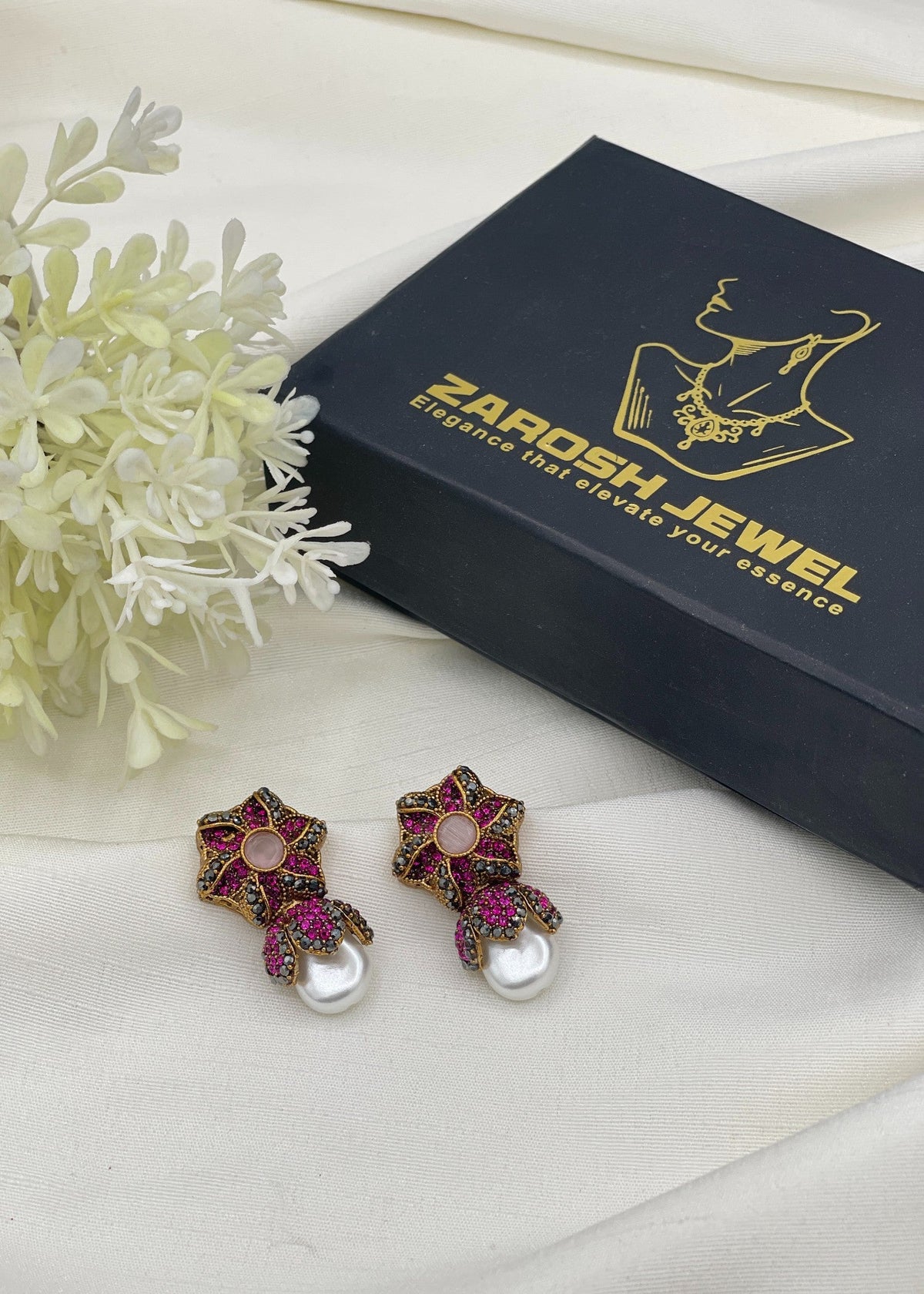 Shop the Aseelah Earrings from Zarosh Jewel