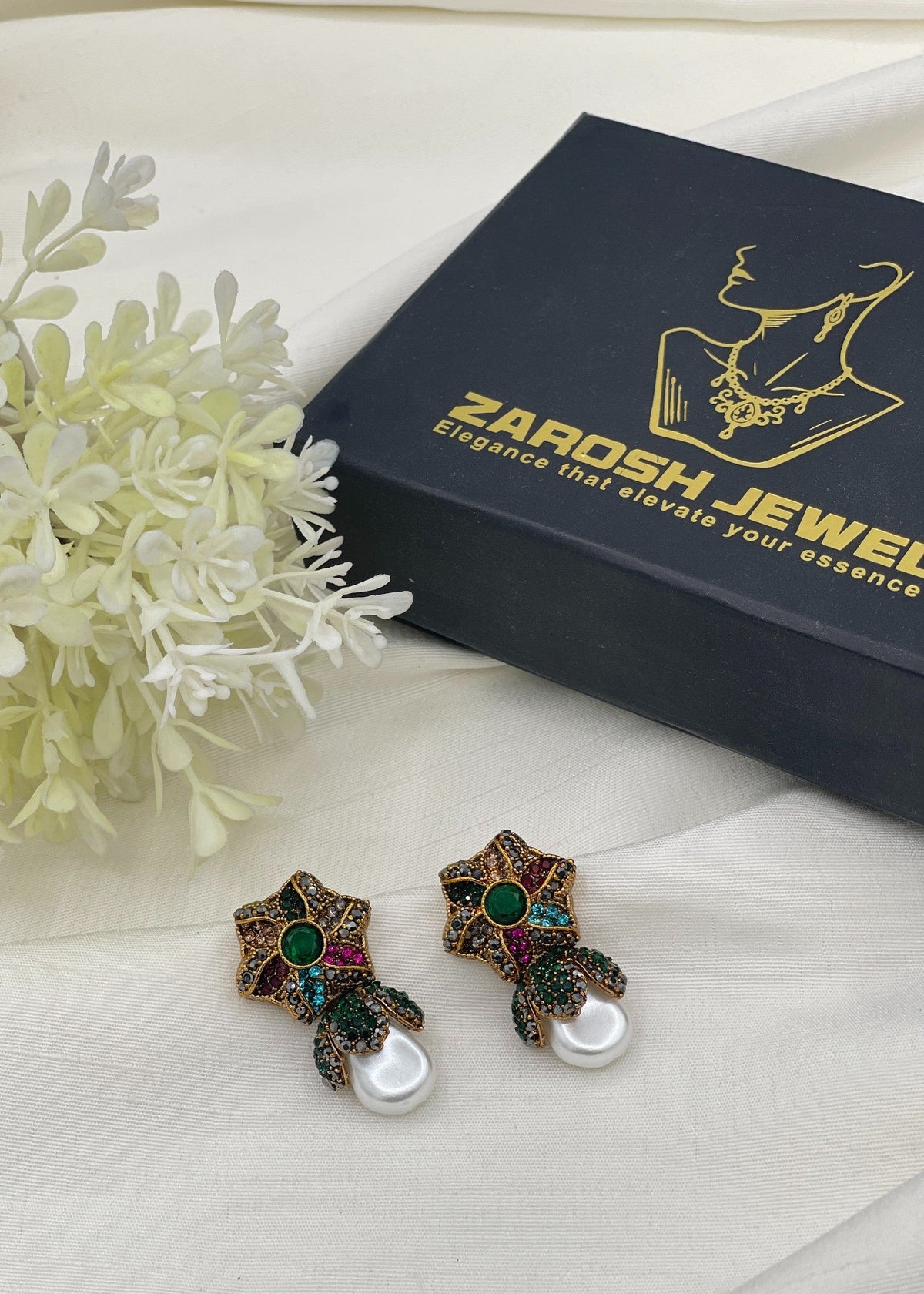 Shop the Aseelah Earrings from Zarosh Jewel