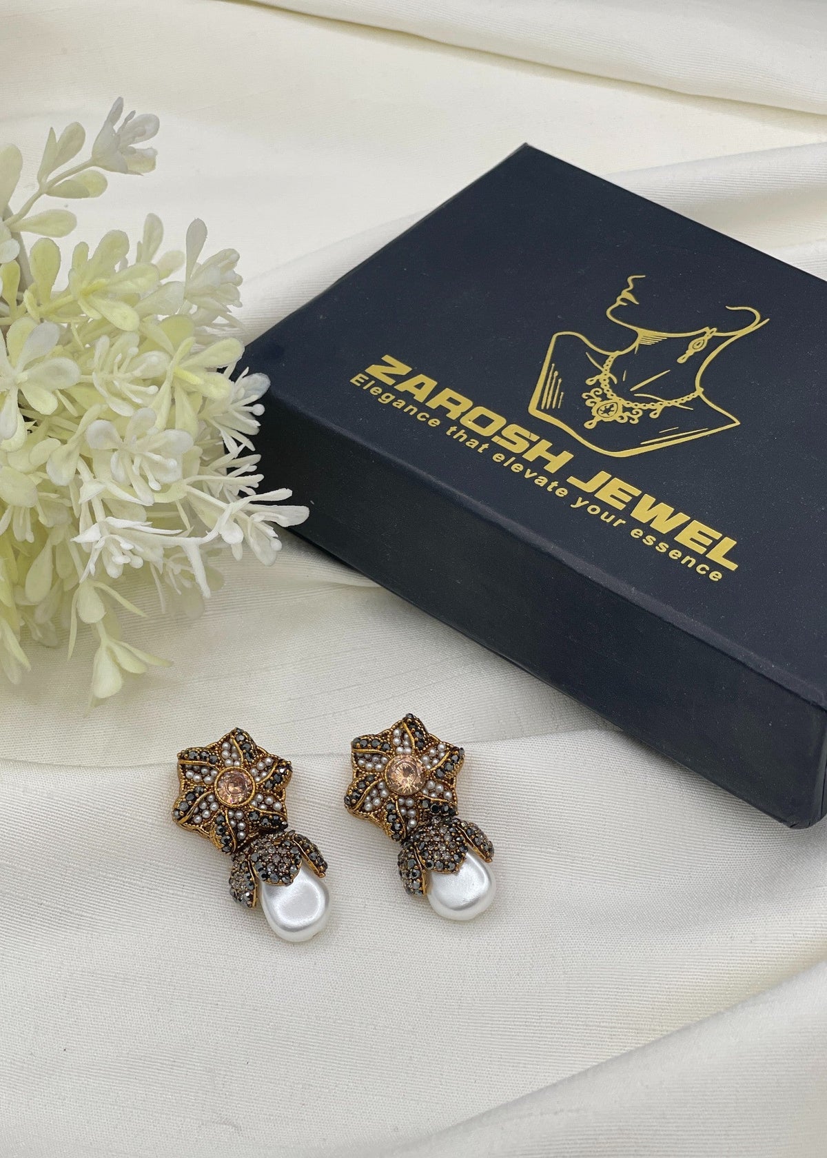 Shop the Aseelah Earrings from Zarosh Jewel